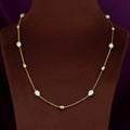 Golden Beaded Pearl Neckpiece